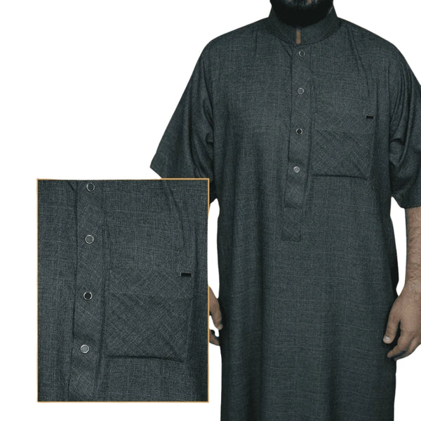 M503 | Alfaek Elegant Half-Sleeve Jilbab - D