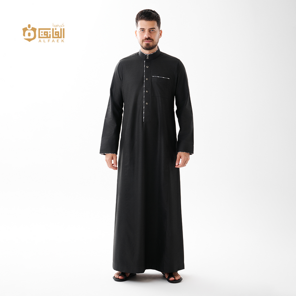 م 814 | ثوب الفائق بتطعيمة القطن الفاخرة - فراني